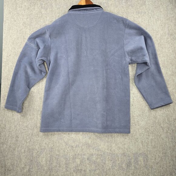 Foot Locker Mens XL Gray Fleece Pullover Quarter Zip Sweater - Picture 2 of 6